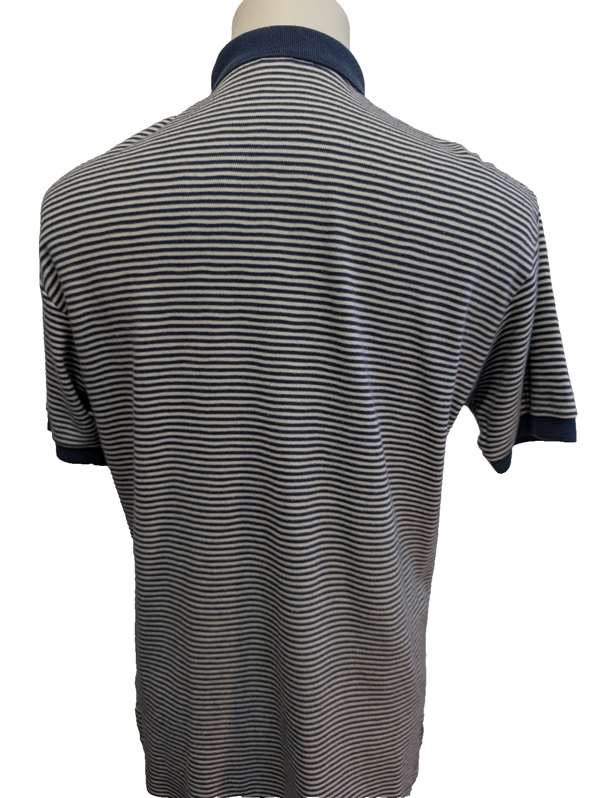 Polo POLO Ralph Lauren Rayé Marine et Blanc Homme Taille S