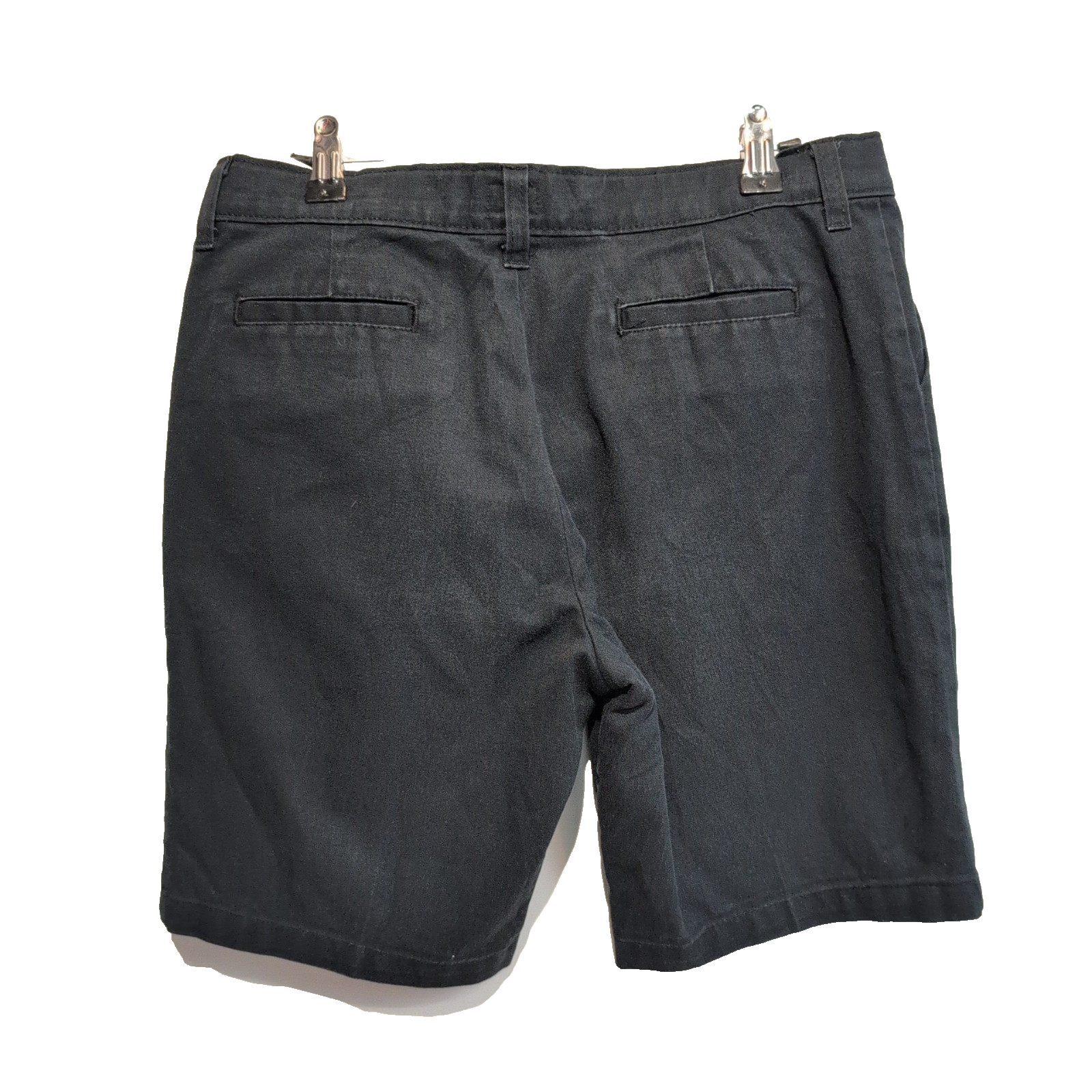 Short Dickies Chino Noir Garçon 16 Ans Taille Réglable Très Bon État