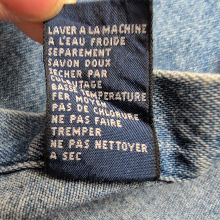 Chemise TOMMY HILFIGER Tommy Jeans en Jean avec Poche Manches Longues - Taille L