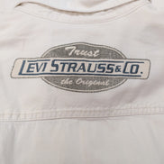Chemise Levi's Red Tab vintage blanc 2XL denim 2 poches rare manches longues