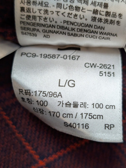 Chemise LEVI'S Relaxed Flanelle Très Épaisse Bordeaux Manches Longues 🔥 - T.L