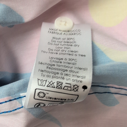 Chemise Hawaïenne FAGUO XS Multicolore Manches Courtes Coton Neuve Étiquette