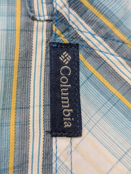 Chemise manches courtes Columbia à carreaux taille XL #203msch