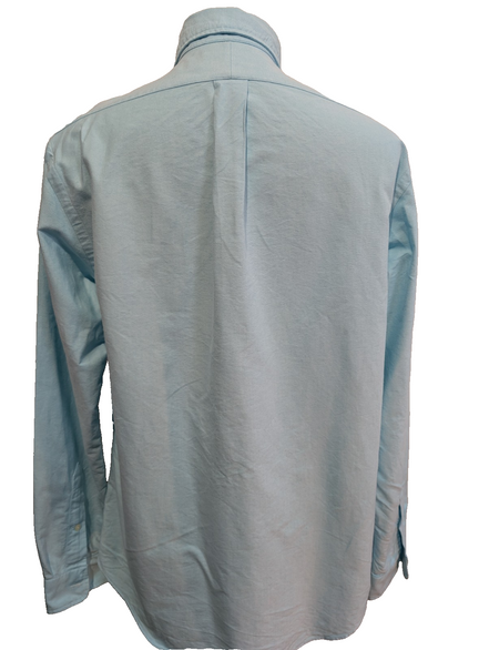 Chemise Ralph Lauren Manches Longues Custom Fit Turquoise Taille L