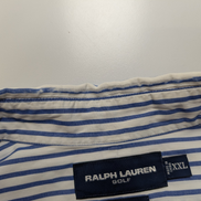 Chemise Ralph Lauren Golf Tilden XXL 3XL Rayures Bleues Shirt Button Down