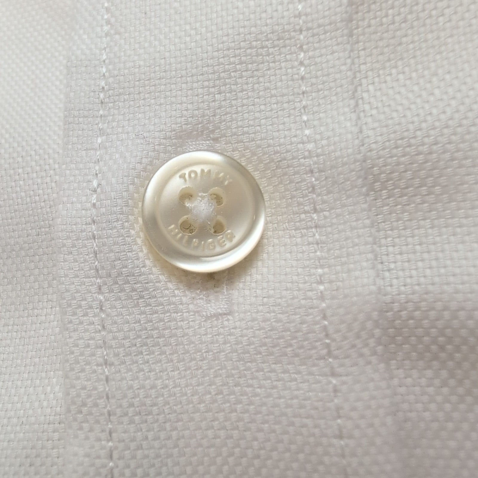Chemise Tommy Hilfiger Flex Collar Stretch Blanche Taille L / XL