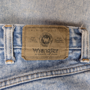 Jean Wrangler Homme Vintage Bleu Clair W38 L34 Denim Pantalon Coupe Droite Chic
