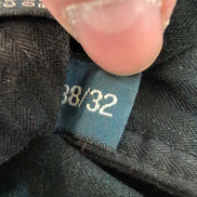 Pantalon Chino Polo Ralph Lauren W38 L32 Noir Logo Vert Coton