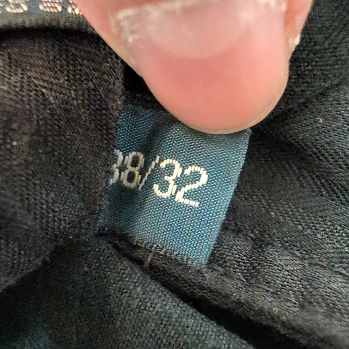Pantalon Chino Polo Ralph Lauren W38 L32 Noir Logo Vert Coton