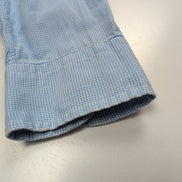 Chemise Ralph Lauren L Custom Fit Carreaux Bleu Logo Rose Button Down Shirt