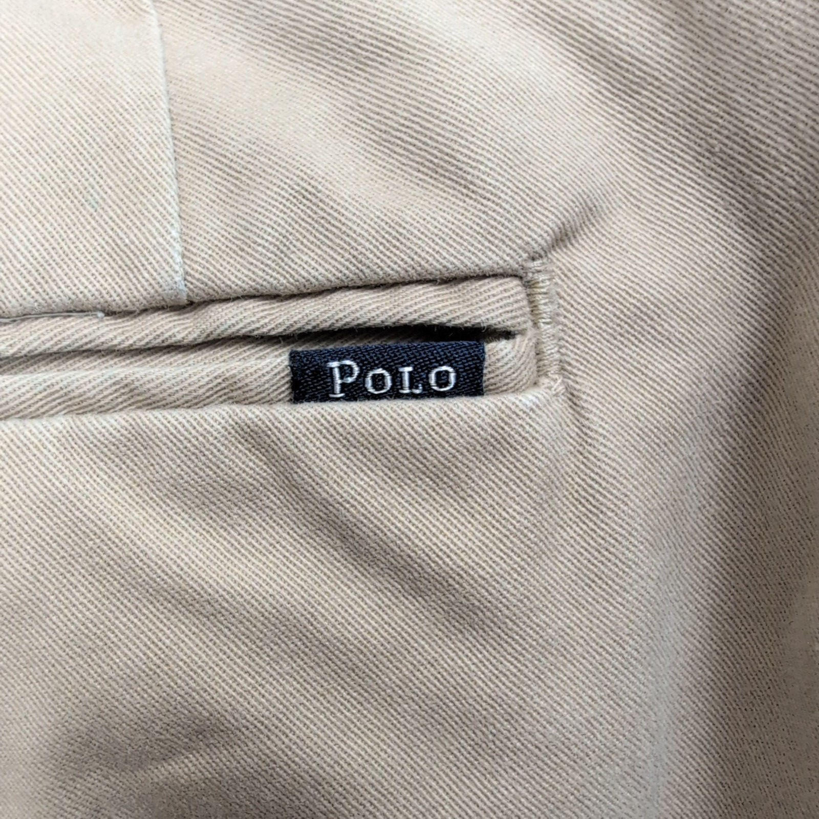 Pantalon chino Polo Ralph Lauren stretch crème taille W33xL30 FR42 #16cr
