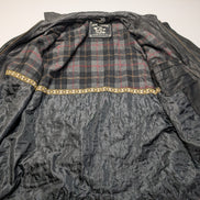 Manteau cuir noir mi-long Isik Leder taille XXL #9c