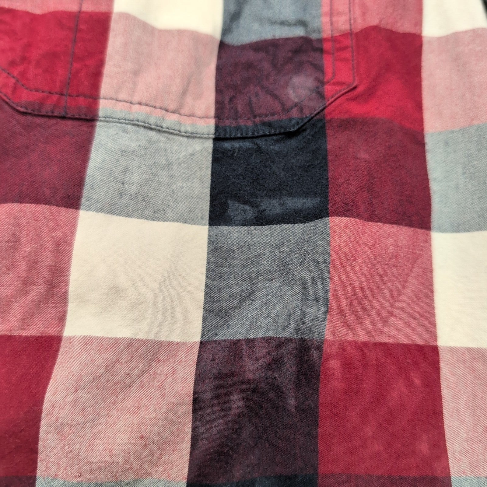 Chemise Carhartt Relaxed Fit XL Rouge Carreaux Manches Courtes