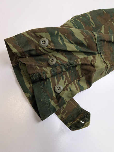 Veste militaire Vert Kaki Armée Grecque Camouflage Tiger Stripe Taille L