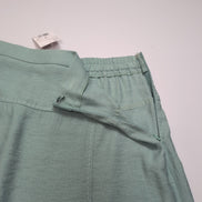 Jupe Femme Taille XL (T2) Christine Laure Vert Clair Viscose Neuve Étiquette