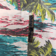 Chemise Hawaïenne Ocean Pacific M Coton Palmiers Tropical manches courtes