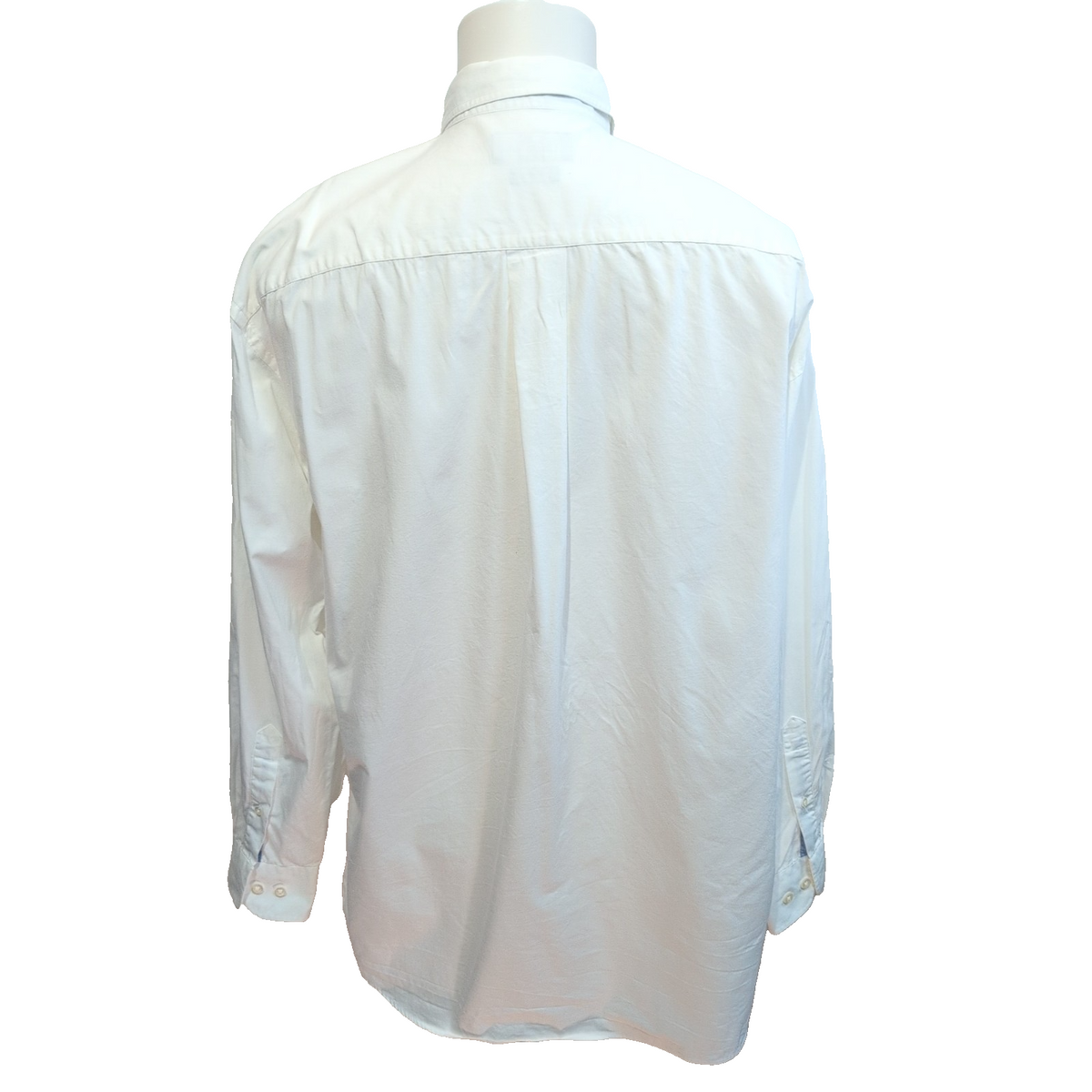 Nautica chemise blanche unie logo brodé taille XL XXL 100% coton