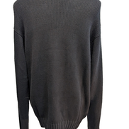 Pull Polo Ralph Lauren Noir sur Noir - Maille de Coton Dense - Taille XL / XXL