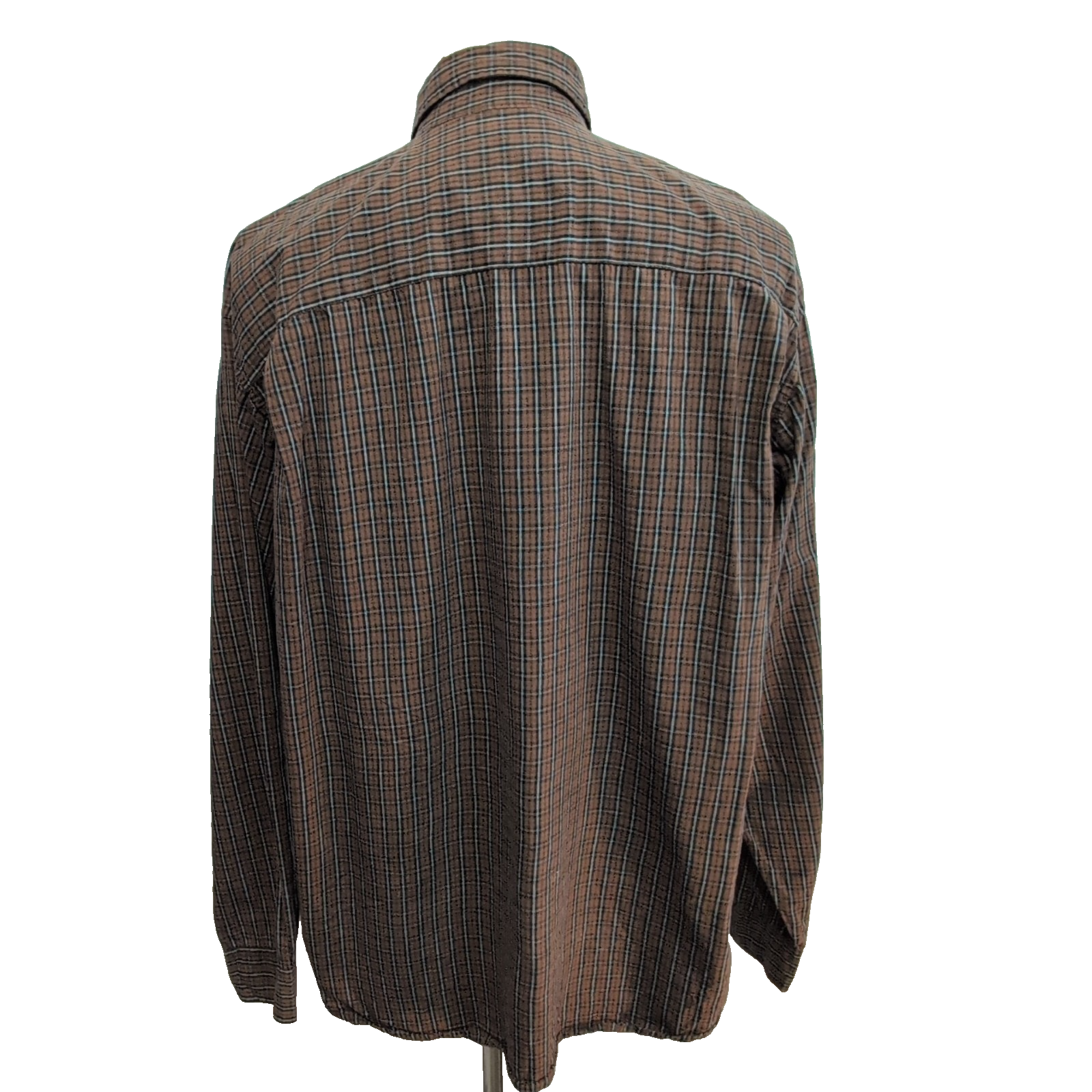 Chemise Wrangler River Coton XL Carreaux Marron et Noir
