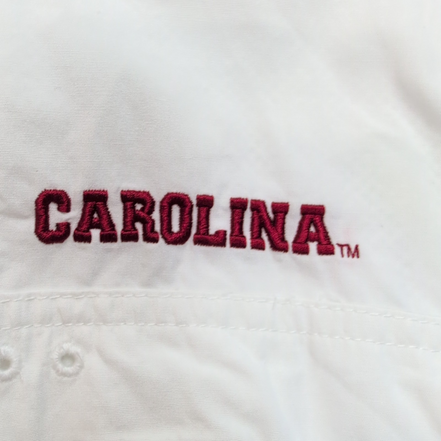 Chemise Pêche Columbia PFG Carolina Gamecocks XL Blanc Poisson Manches longues