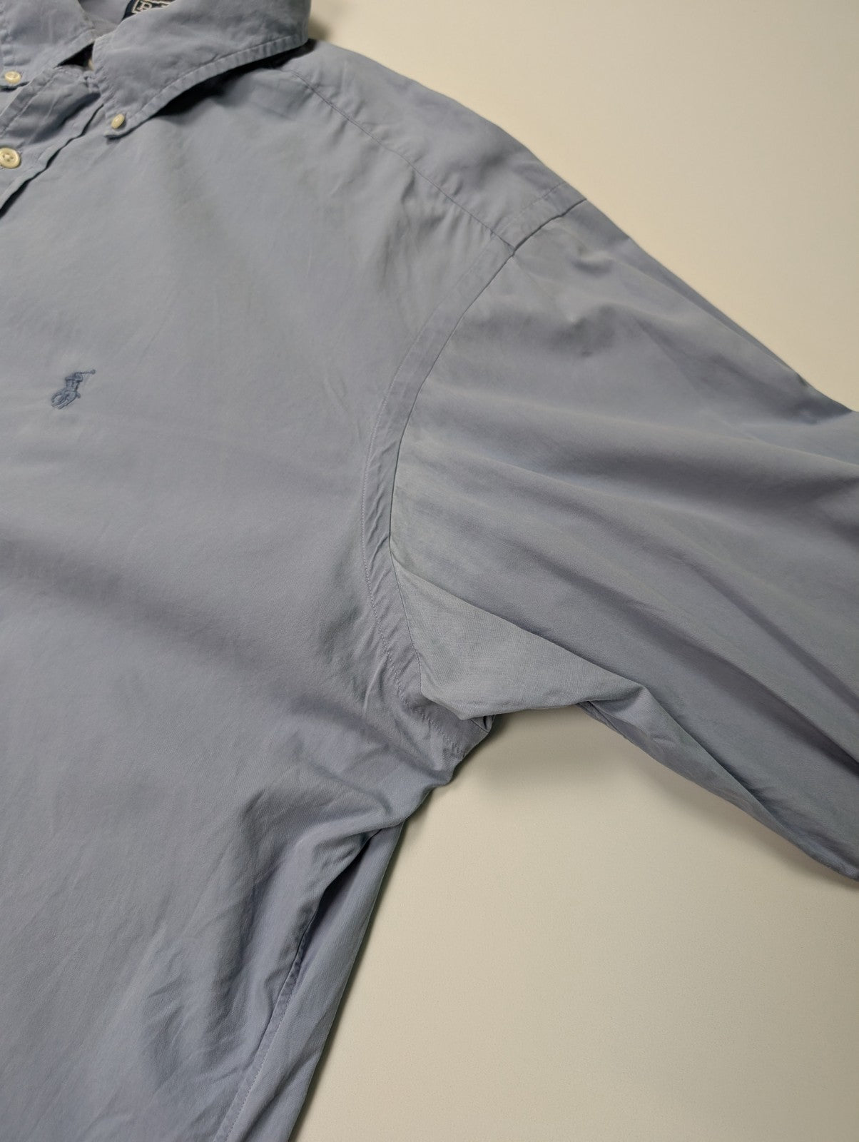 CHEMISE POLO Ralph Lauren homme XXL Classic Bleu Zinc défaut 💨