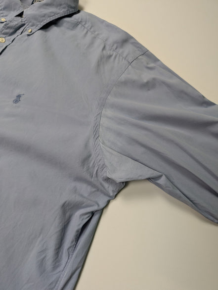 CHEMISE POLO Ralph Lauren homme XXL Classic Bleu Zinc défaut 💨