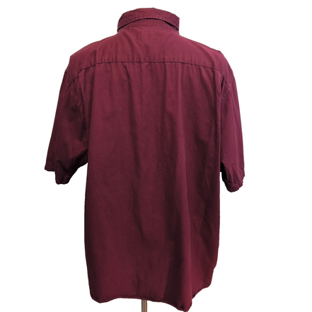 Chemise Wrangler modèle coton bordeaux poches à rabat 2XL / 3XL