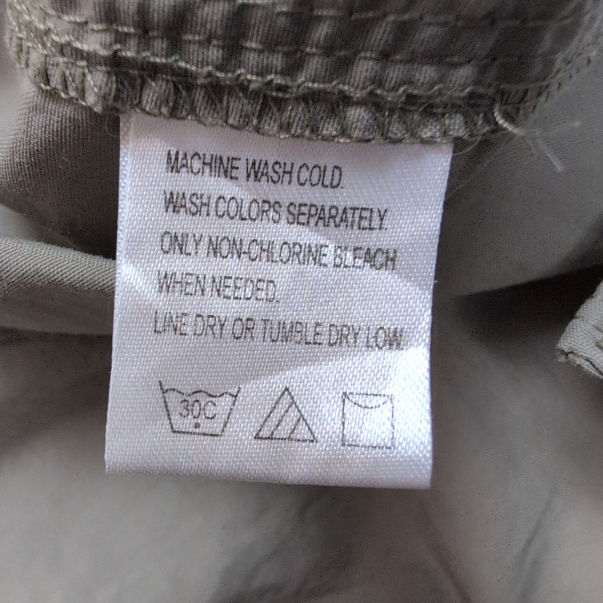 The North Face chemise technique nylon kaki outdoor taille M