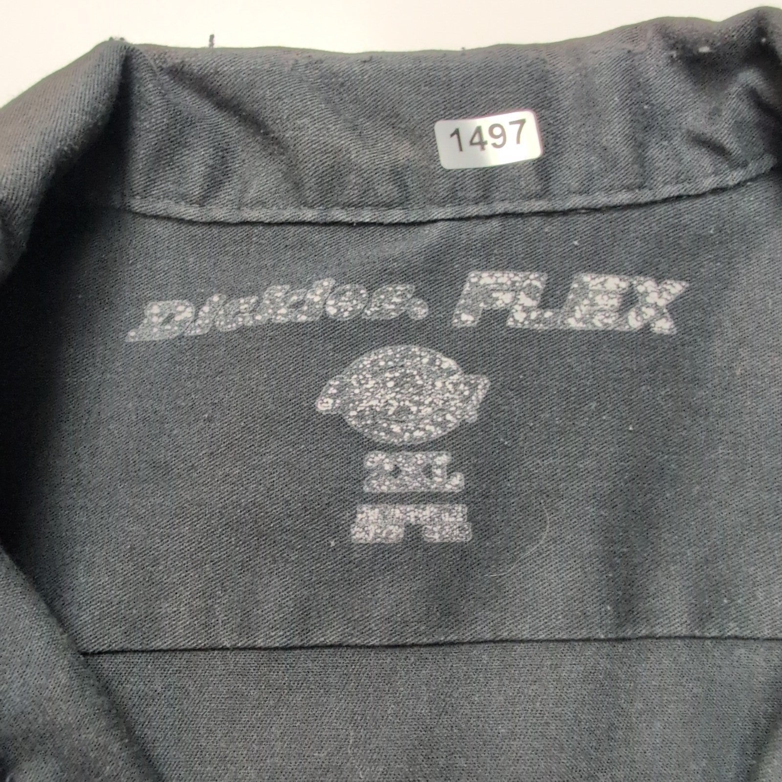 Chemise Dickies Flex 2XL Noir Manches courtes 2 Poches Workwear Poche Stylo
