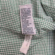 Chemise Ralph Lauren M Verte Carreaux Custom Fit Shirt Button Down Coton