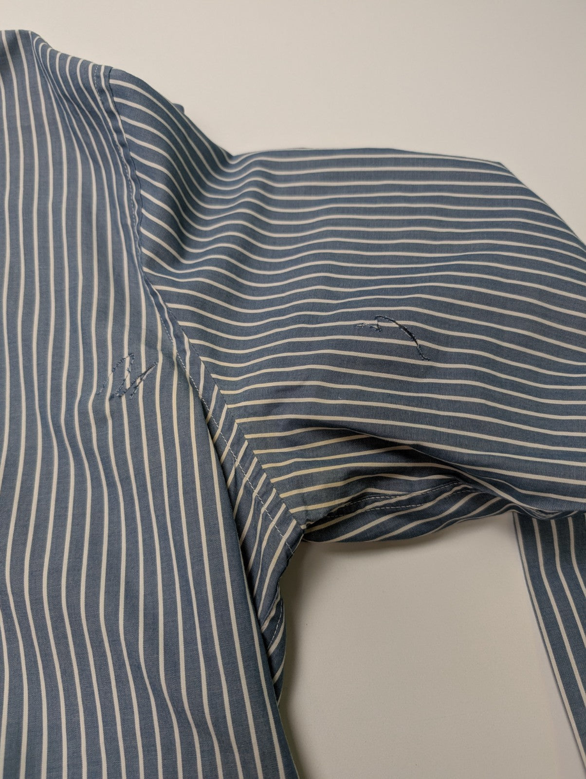 Chemise Dockers bleu à rayures taille L #168msch