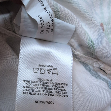 Chemise Hawaïenne Manches Courtes Express Rayonne Coucher Soleil M
