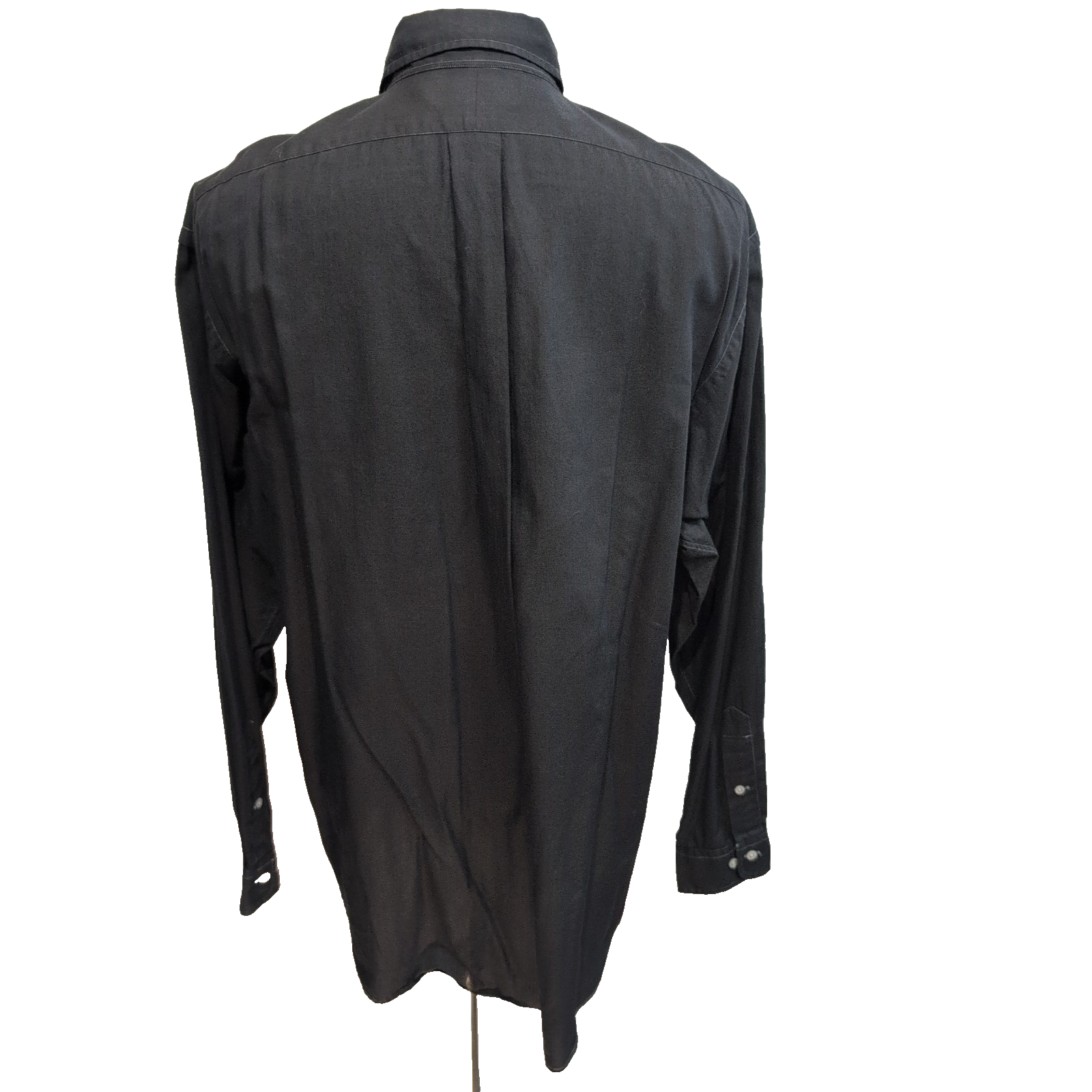 Chemise Ralph Lauren Yarmouth XL XXL Noire Manches Longues Logo Kaki
