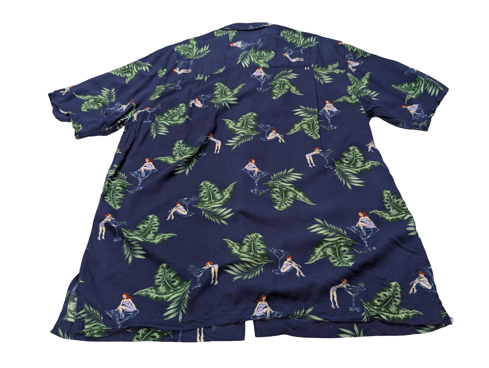 Chemise hawaïenne cocktail Caribbean Joe manches courtes taille L