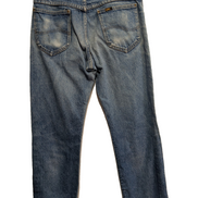 Jean Lee Vintage Regular Fit W29 L30 Bleu Denim Patiné Classic Straight