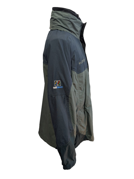 Blouson Columbia Homme L Imperméable Kaki Veste Technique HailStorm Omni-Tech