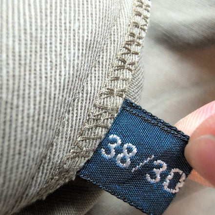 Pantalon Chino Polo Ralph Lauren W38 L30 Kaki 100% Coton À Pinces