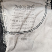 Jean Levi's 514 Vintage Homme W38 L32 Noir Denim Stretch Straight Fit Droit