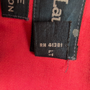Chemise Ralph Lauren Blaire L Rouge Shirt Button Down Coton Logo Bleu Marine
