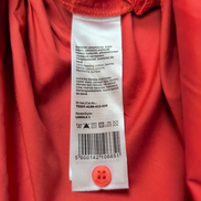 Robe TATUUM Lanola T38 Rouge Pâle Coton Manches Longues Neuve Étiquette