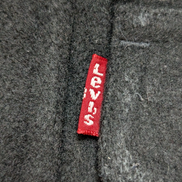 Blouson Veste Levis Homme S Laine Épaisse Matelassée Capuche Noire 4 Poches