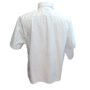 Chemise Yves Saint Laurent XL Blanche Logo Brodé Manches Courtes Poche
