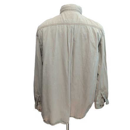 Chemise Carhartt FR 2XL Beige Workwear Coupe-Feu 3 Poches manches longues
