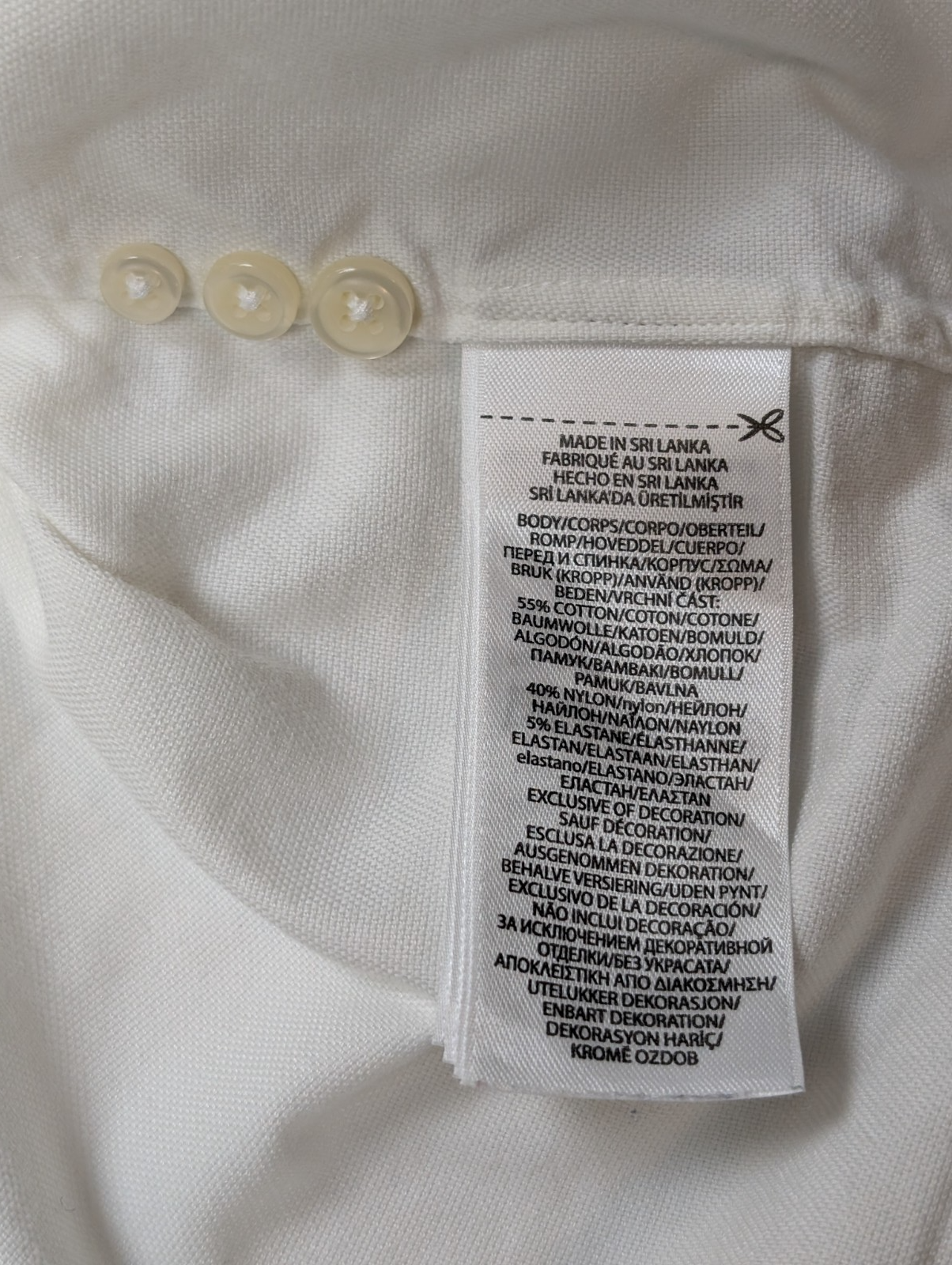 Chemise Polo Ralph Lauren Performance Blanche Manches Longues T. 4X Big 4XL 5XL