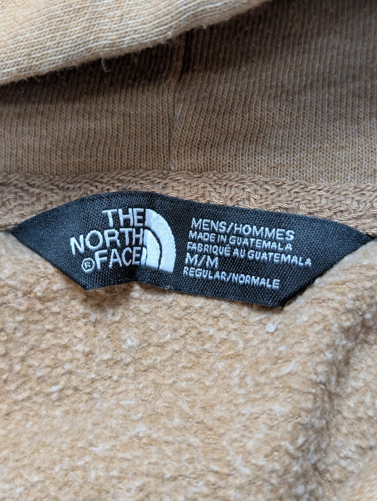 The North Face Sweat à Capuche Marron Logo Noir - Taille M Homme
