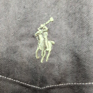 Chemise Ralph Lauren Yarmouth XL XXL Noire Manches Longues Logo Kaki