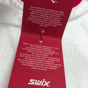 T-shirt Running Femme SWIX Race X XL Noir Blanc Rouge Technique