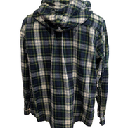 L.L. Bean Flanelle Capuche Zippée Surchemise Veste Bûcheron XL |322S