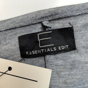 Robe E Essentials Edit M Grise Manches 3/4 Neuve Étiquette