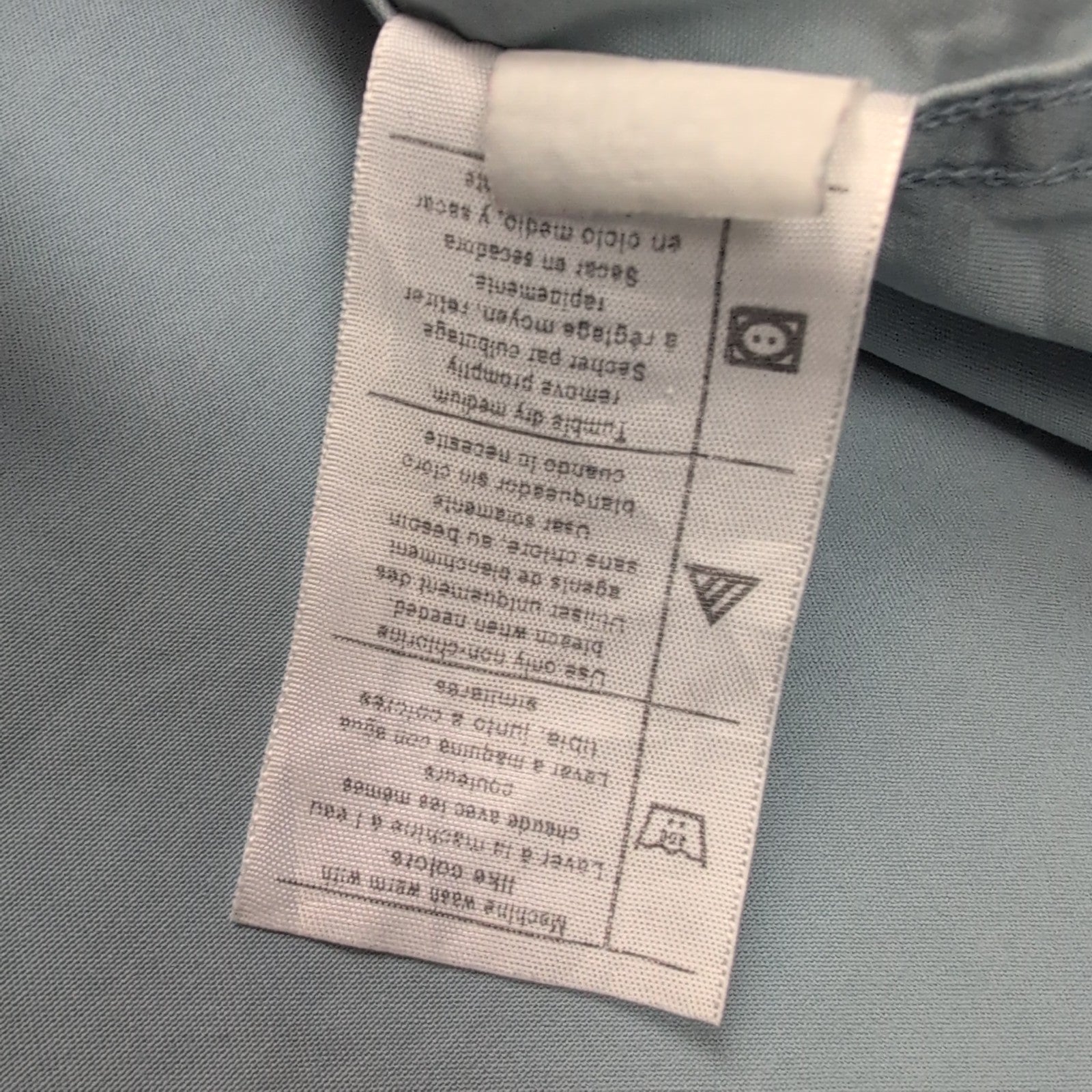 Carhartt Chemise Vintage Bleu Clair Manches Courtes 100% Coton Homme XL